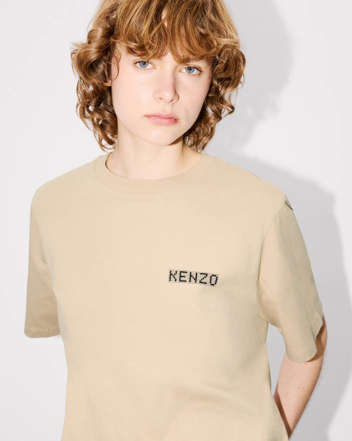 T-Shirt manica corta FF62TS5534SG 11 KENZO Beige 
