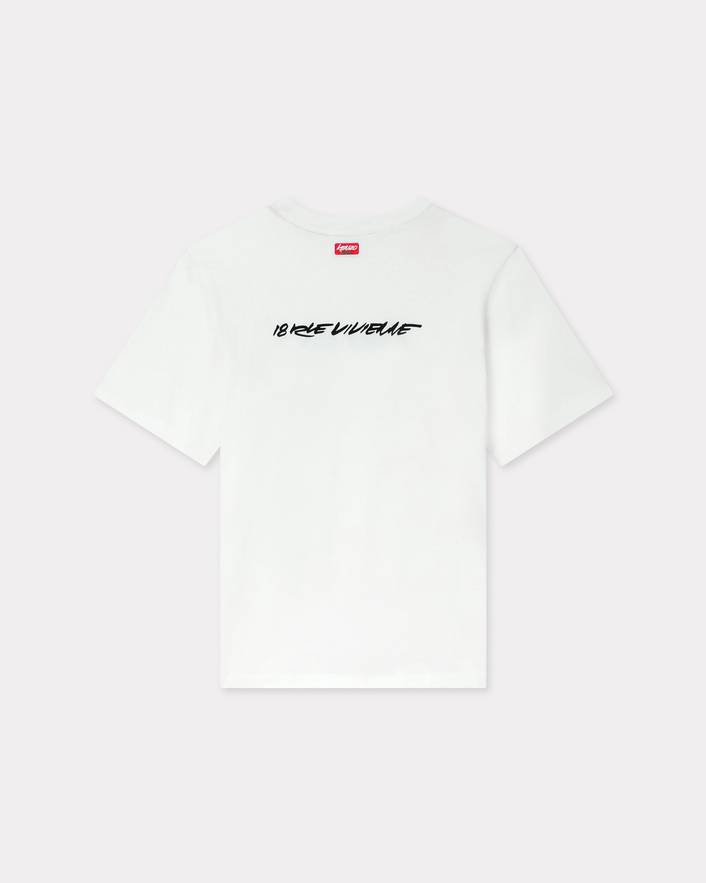 T-Shirt manica corta FF62TS5544SG 02 KENZO Offwhite 