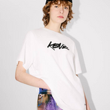 T-Shirt manica corta FF62TS5544SG 02 KENZO Offwhite 