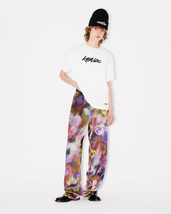 T-Shirt manica corta FF62TS5544SG 02 KENZO Offwhite 