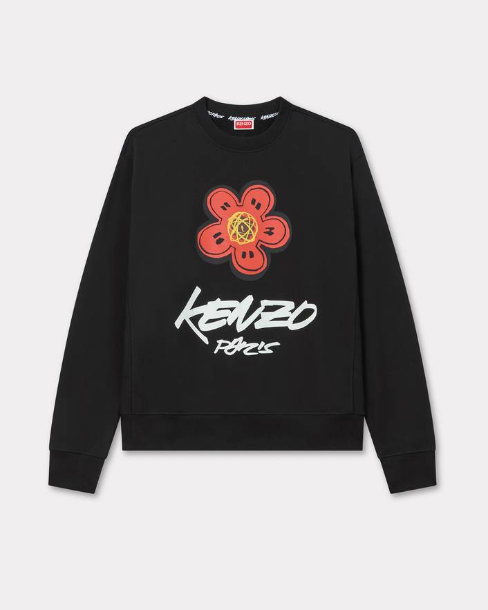 Felpa girocollo FF65SW2524MC 99J KENZO Black 