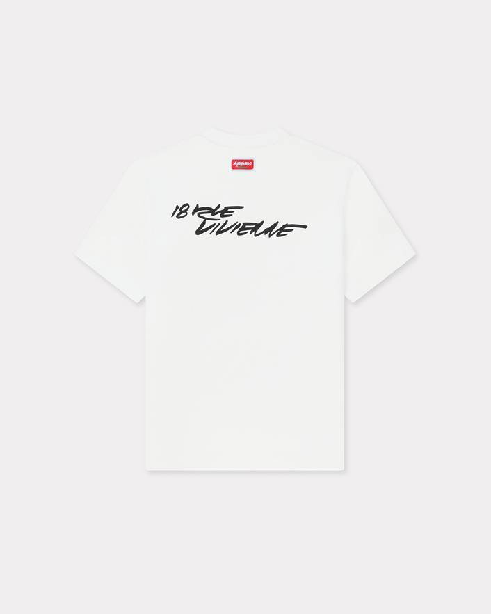 Felpa girocollo FF65TS2654SG 02 KENZO Off white 