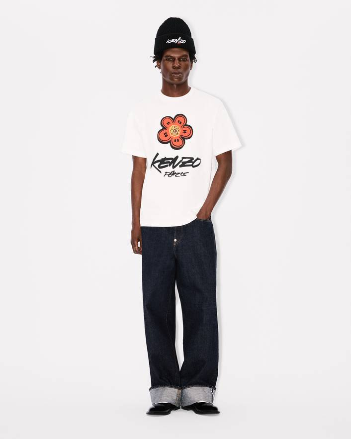 Felpa girocollo FF65TS2654SG 02 KENZO Off white 