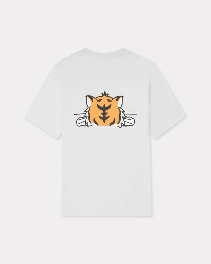 T-Shirt manica corta FF65TS4514SG 02 KENZO Off white 