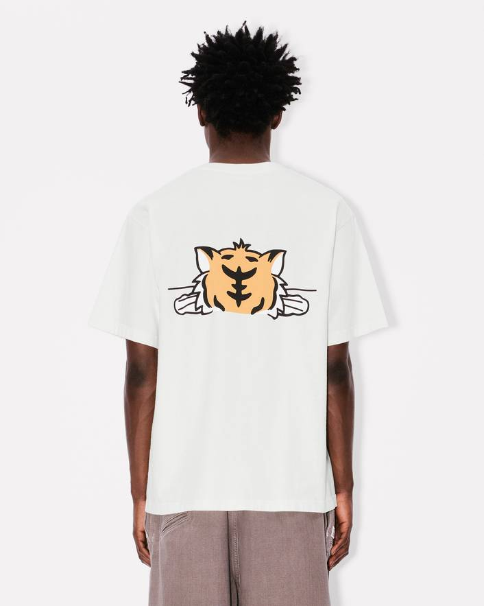 T-Shirt manica corta FF65TS4514SG 02 KENZO Off white 
