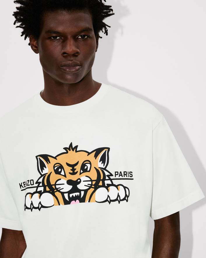 T-Shirt manica corta FF65TS4514SG 02 KENZO Off white 