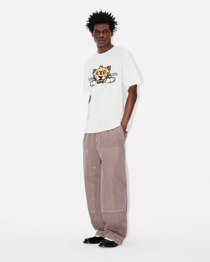 T-Shirt manica corta FF65TS4514SG 02 KENZO Off white 