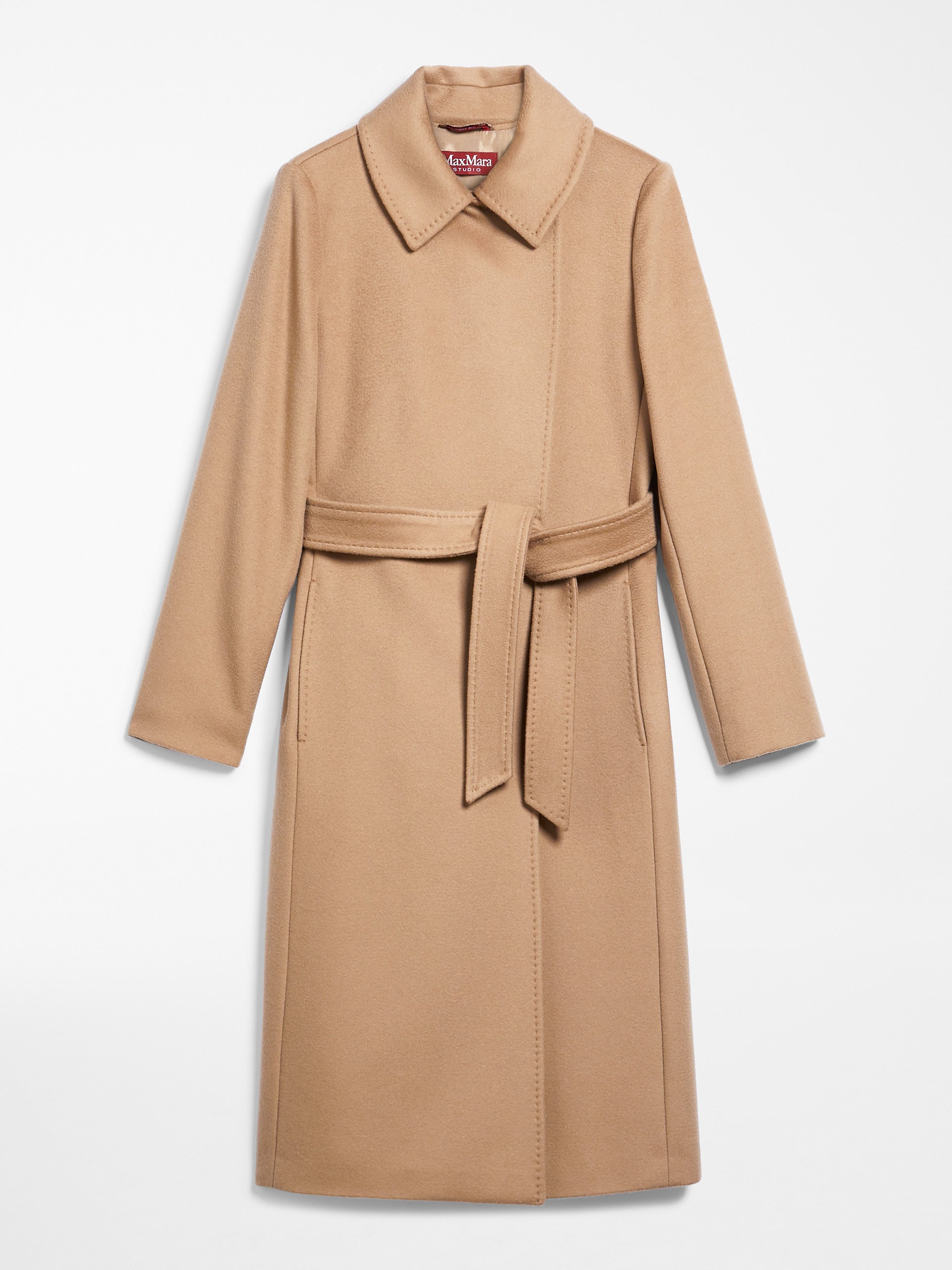Cappotto a vestaglia in lana 2526016051 006 MAX MARA STUDIO Cammello 