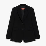 Blazer monopetto in cady 2526046161 001 MAX MARA STUDIO Nero 