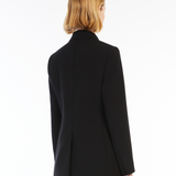 Blazer monopetto in cady 2526046161 001 MAX MARA STUDIO Nero 