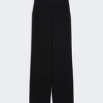Pantalone largo in cady 2526136011 001 MAX MARA STUDIO Nero 