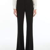 Pantalone a zampa in cady 2526136131 001 MAX MARA STUDIO Nero 