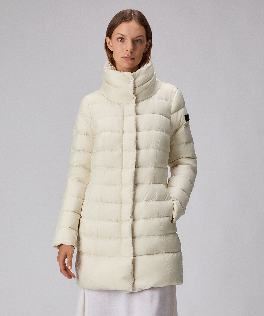 Piumino lungo PED5456 01181967 983 PEUTEREY Turtle dove 