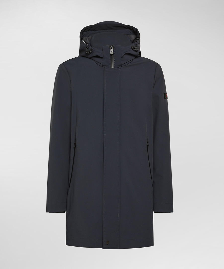 Trench in tessuto tecnico PEU4365 01191511 215 PEUTEREY Blue 