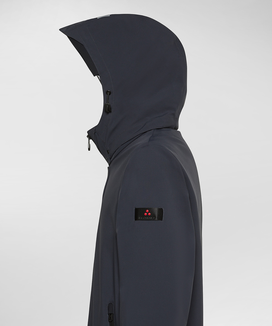 Trench in tessuto tecnico PEU4365 01191511 215 PEUTEREY Blue 