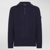 Maglia con mezza zip PEU5576 99012379 215 PEUTEREY Blue 