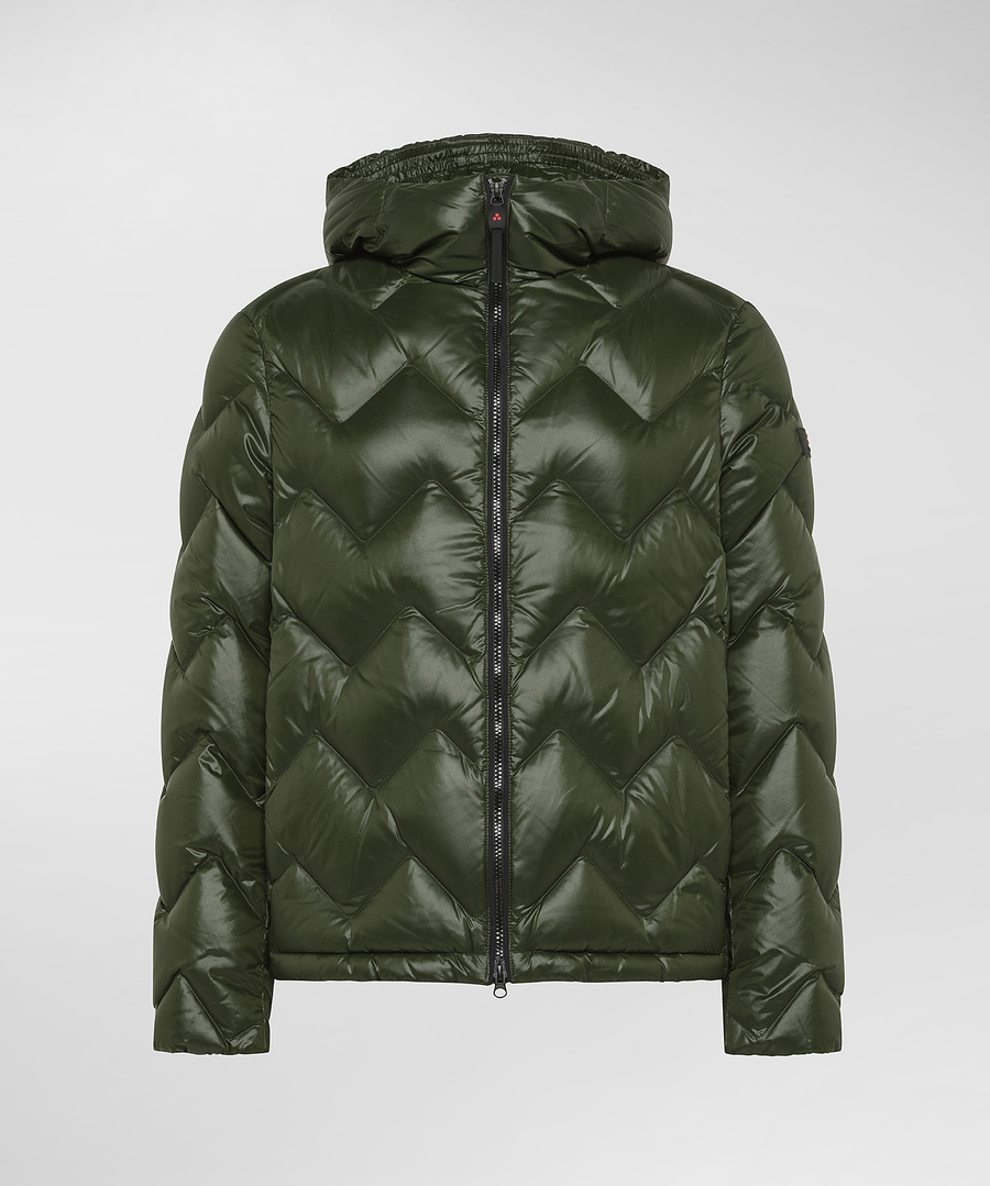 Piumino con cappuccio PEU5581 01181950 669 PEUTEREY Green 