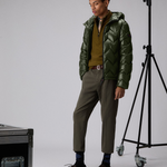 Piumino con cappuccio PEU5581 01181950 669 PEUTEREY Green 
