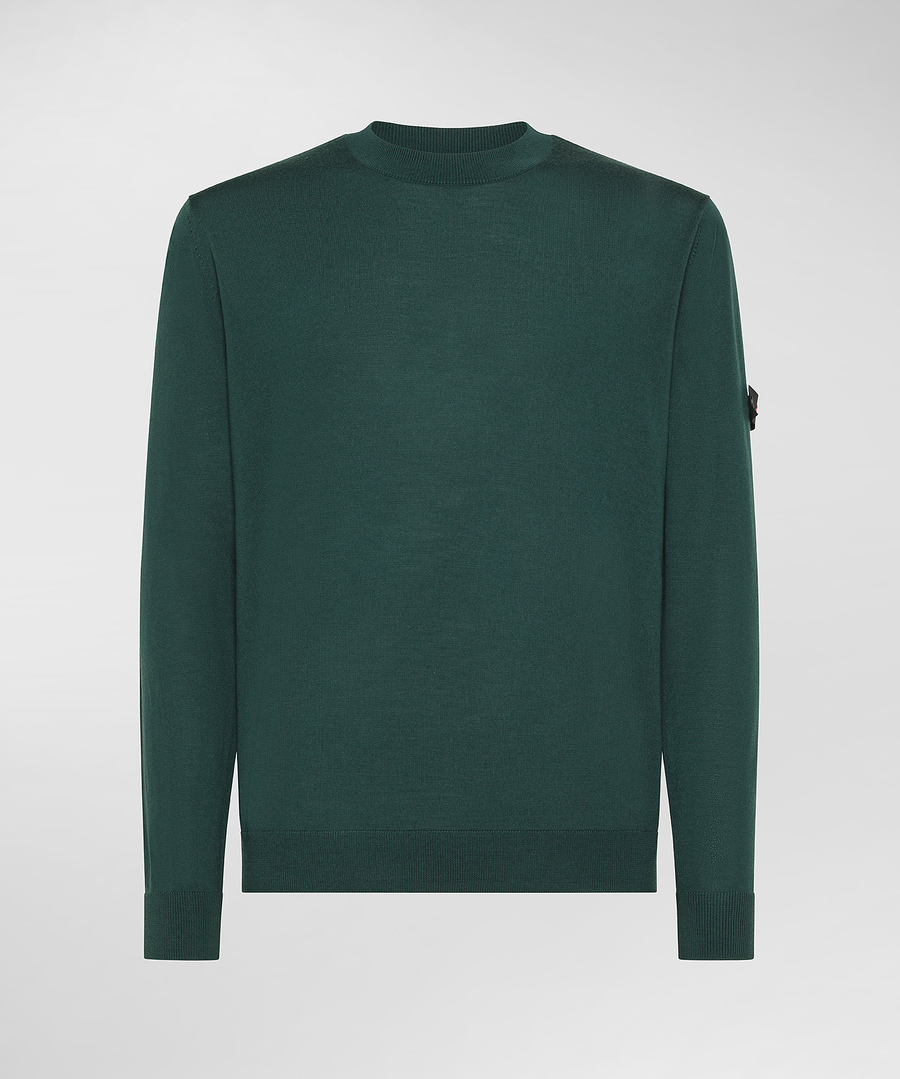 Maglia girocollo PEU5636 99012369 687 PEUTEREY Verde bottiglia 