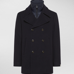 Peacoat con pettorina staccabile PEU5728 01152019 215 PEUTEREY Blue 