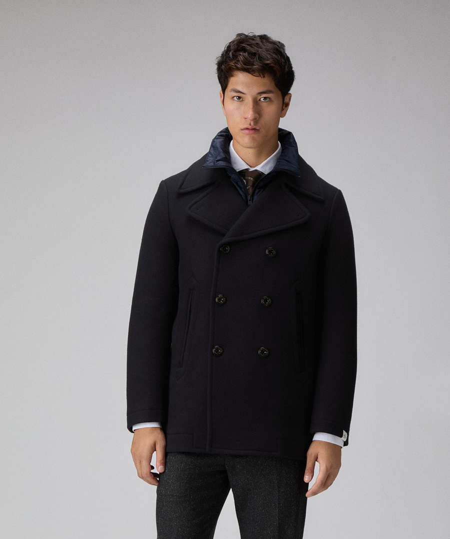 Peacoat con pettorina staccabile PEU5728 01152019 215 PEUTEREY Blue 
