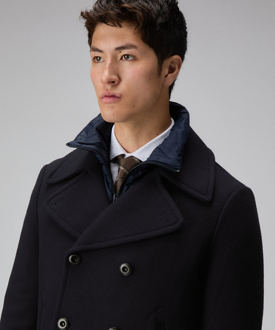 Peacoat con pettorina staccabile PEU5728 01152019 215 PEUTEREY Blue 