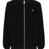 Felpa con motivo jacquard MJB3769 PTE021N 02 PHILIPP PLEIN Black 