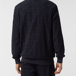 Felpa con motivo jacquard MJB3769 PTE021N 24 PHILIPP PLEIN Navy 