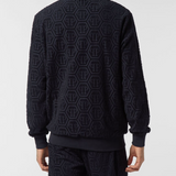 Felpa con motivo jacquard MJB3769 PTE021N 24 PHILIPP PLEIN Navy 
