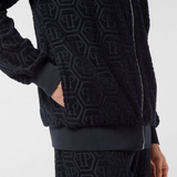 Felpa con motivo jacquard MJB3769 PTE021N 24 PHILIPP PLEIN Navy 
