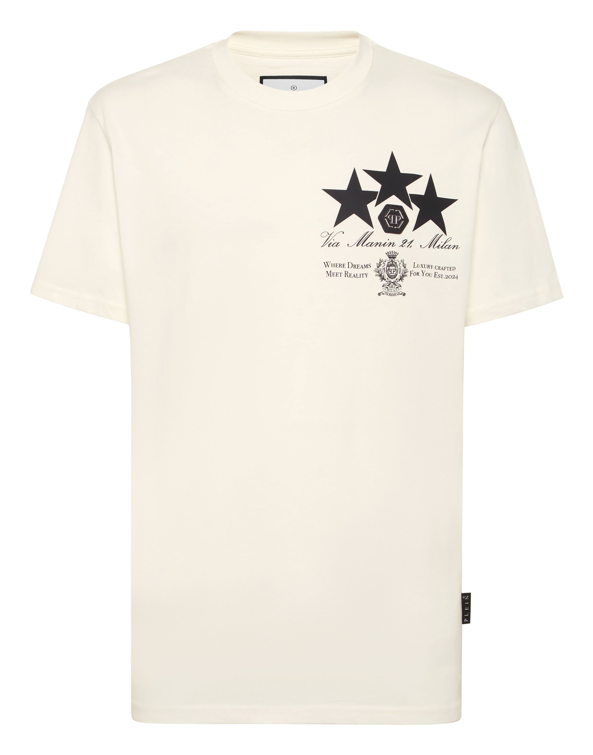 T-Shirt manica corta MTK8478 PJY002N 01OF PHILIPP PLEIN Off white 