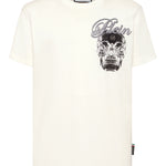 T-Shirt manica corta MTK8530 PJY002N 01OF PHILIPP PLEIN Off white 
