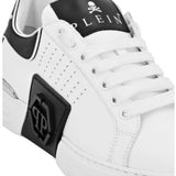 Sneakers basse in pelle USC0775 PLE005N 01 PHILIPP PLEIN White/black 