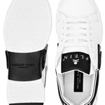 Sneakers basse in pelle USC0775 PLE005N 01 PHILIPP PLEIN White/black 