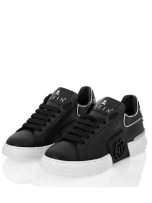 Sneakers basse in pelle USC0775 PLE005N 02 PHILIPP PLEIN Black 