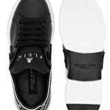 Sneakers basse in pelle USC0775 PLE005N 02 PHILIPP PLEIN Black 