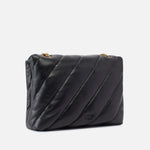 Borsa in pelle 100037A0F2 Z99Q PINKO Black 