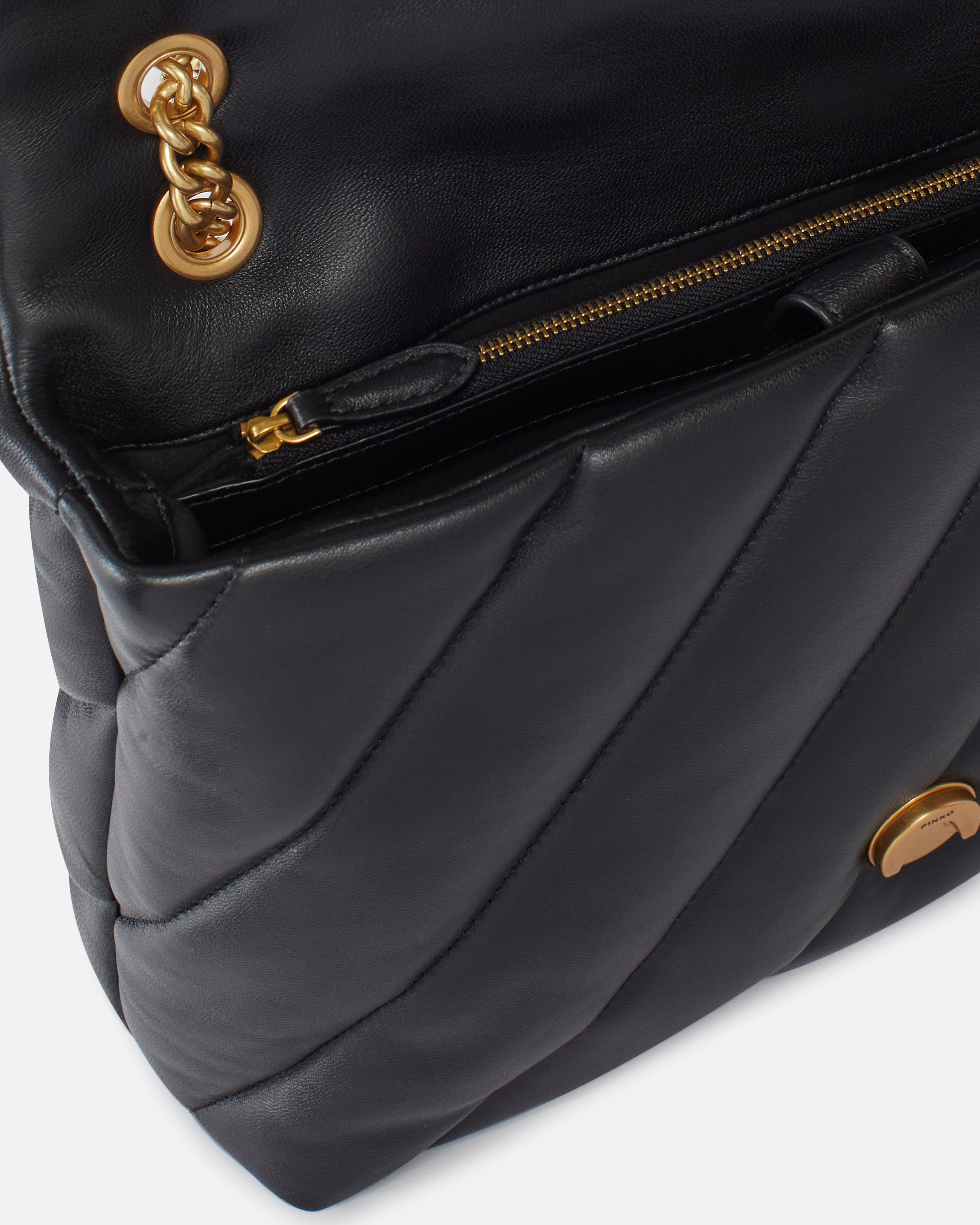 Borsa in pelle 100037A0F2 Z99Q PINKO Black 