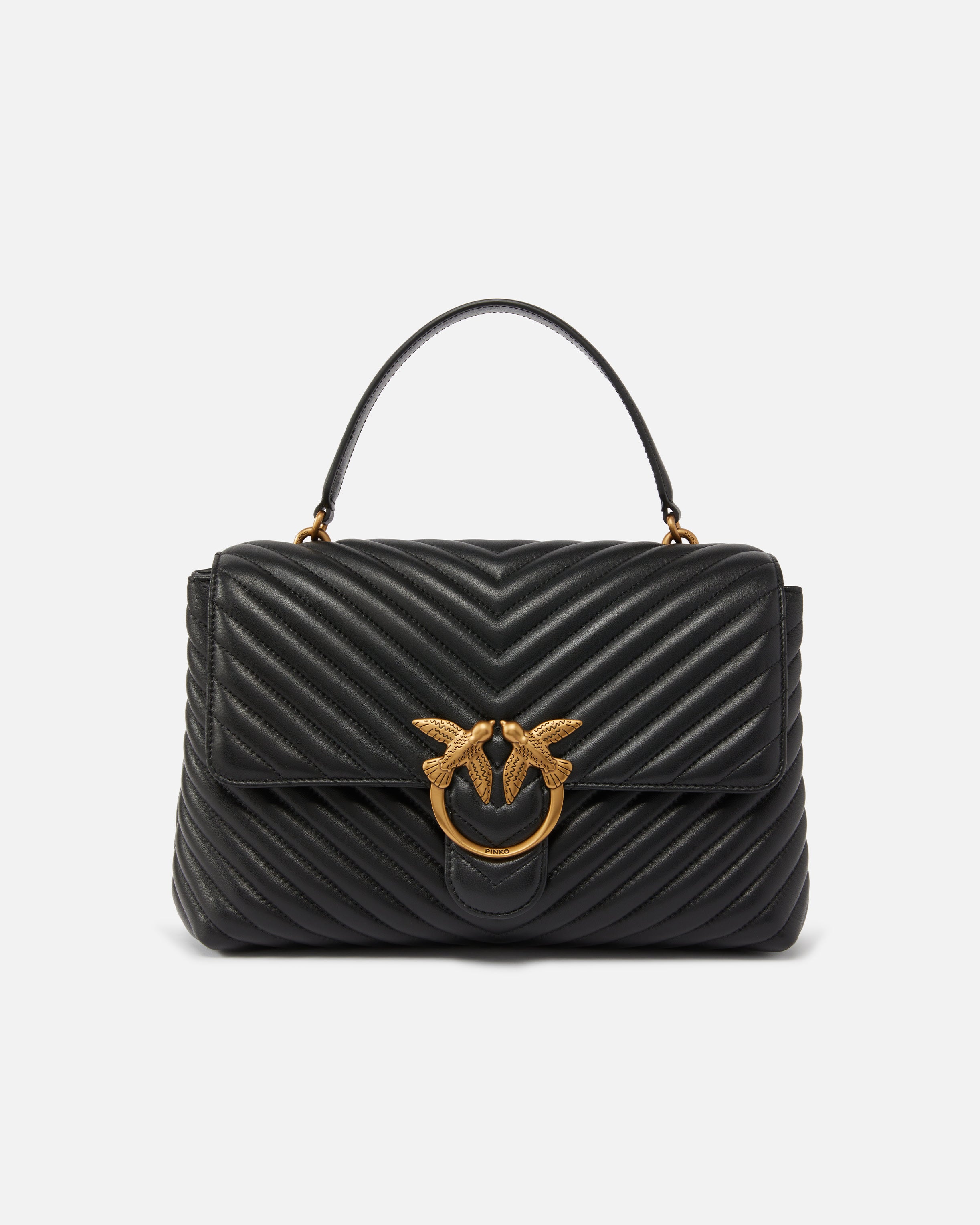 Borsa in pelle 100042A0GK Z99Q PINKO Black 