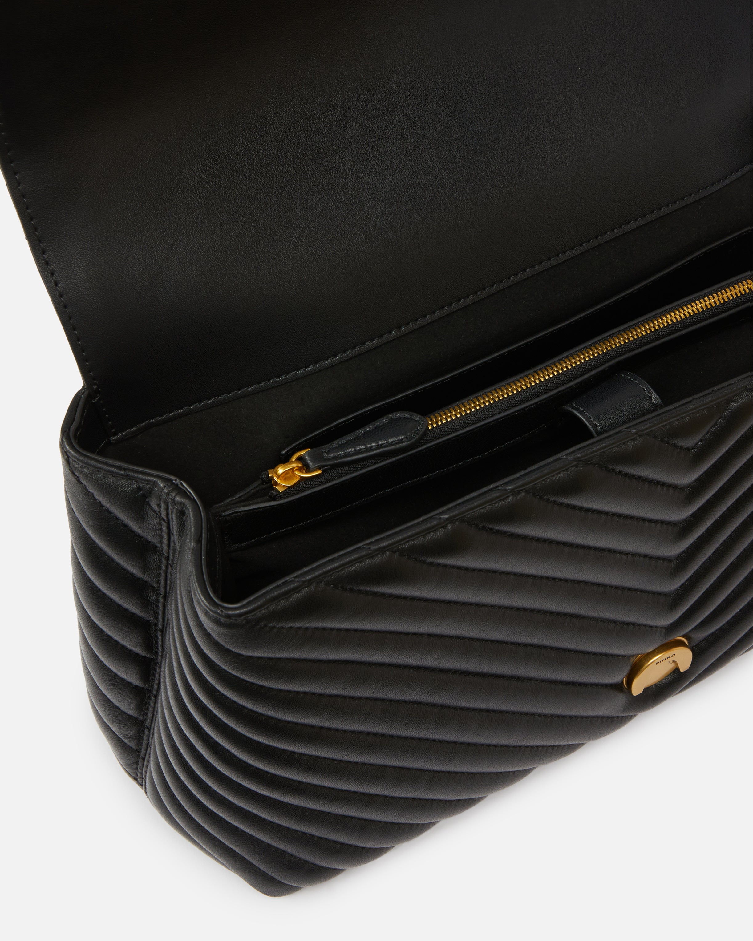 Borsa in pelle 100042A0GK Z99Q PINKO Black 