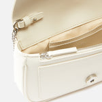 Borsa in pelle 100061A0F1 Z14O PINKO Bianco seta-old silver 