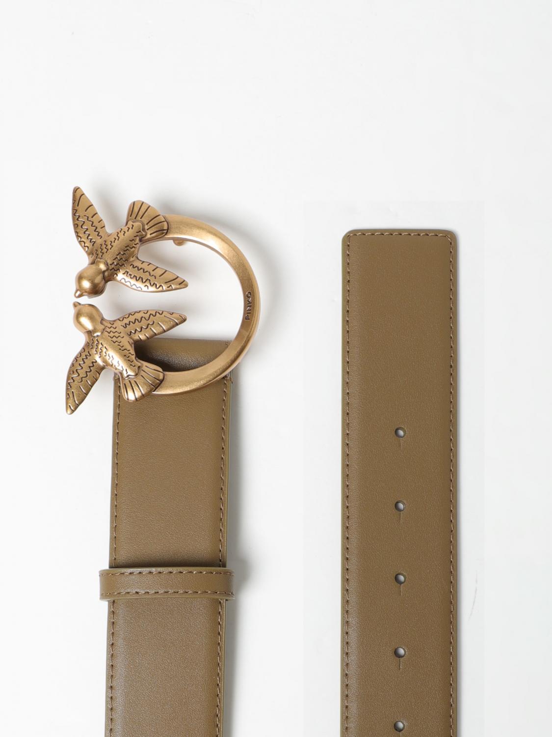 Cintura in pelle 100120A0F1 X25Q PINKO Antique gold 