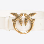 Cintura in pelle 100120A0F1 Z14Q PINKO White 