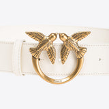 Cintura in pelle 100120A0F1 Z14Q PINKO White 