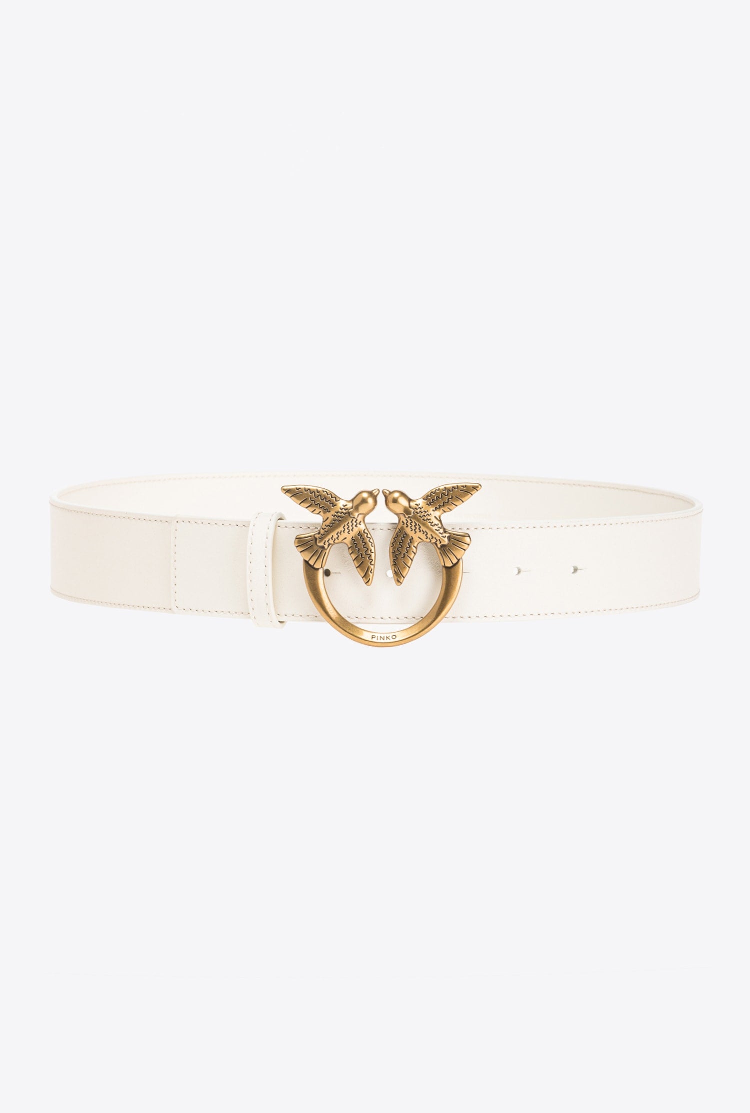 Cintura in pelle 100120A0F1 Z14Q PINKO White 