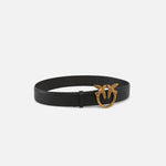 Cintura in pelle 100120A0F1 Z99Q PINKO Nero-antique gold 