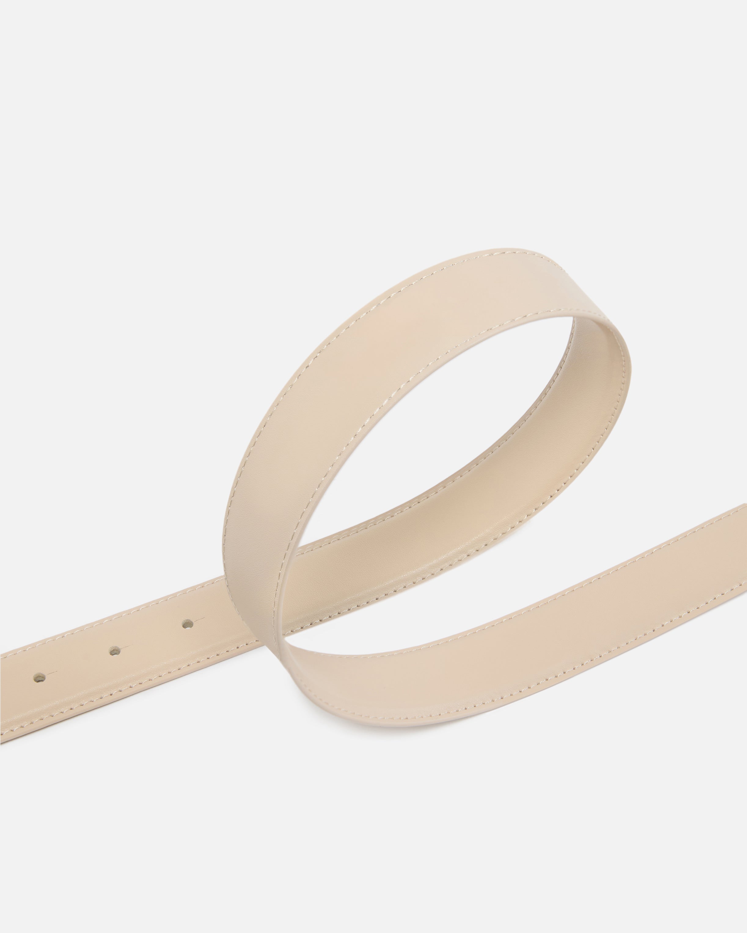 Cintura in pelle 100125A0F1 C50Q PINKO Beige-grigio fumo 