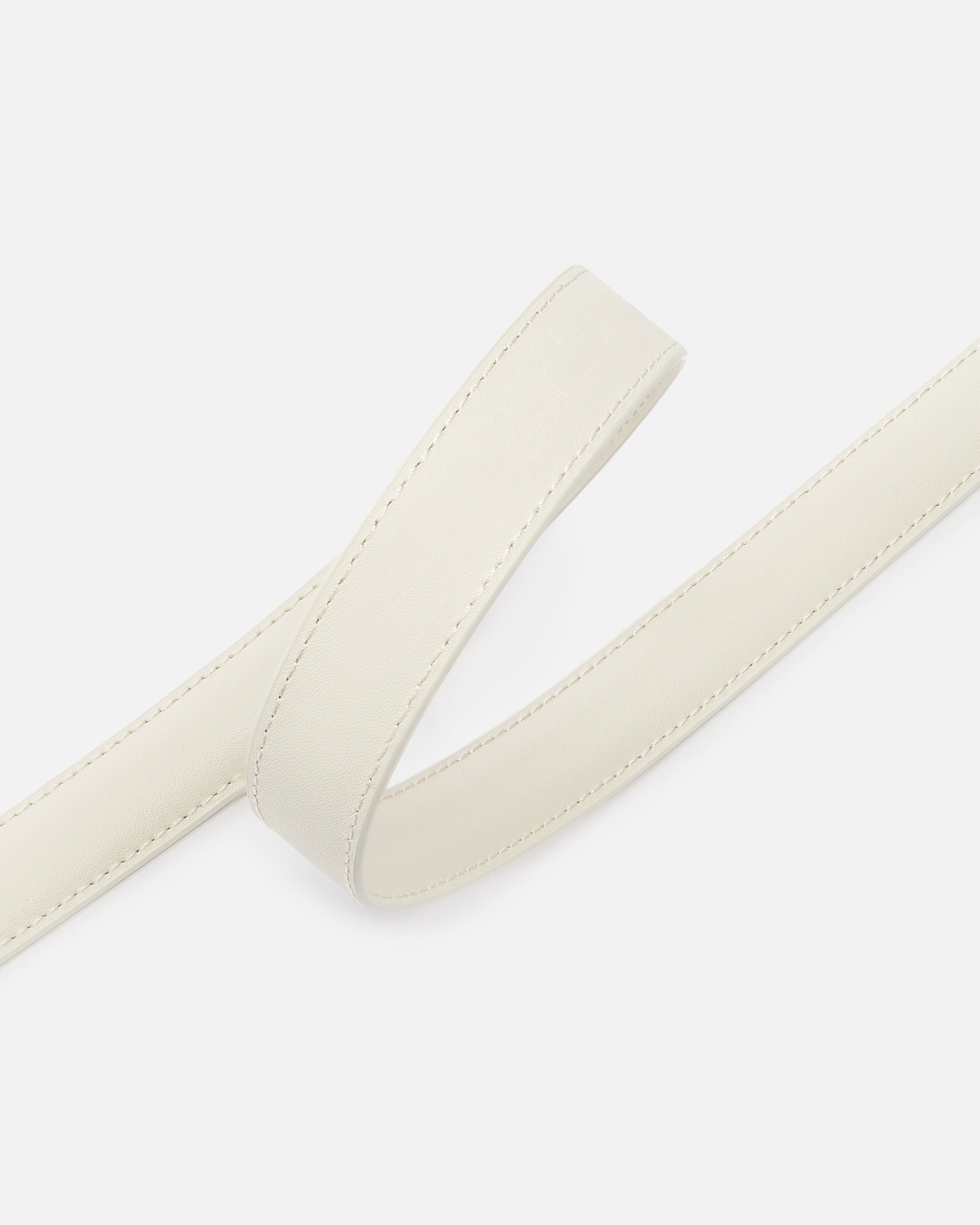 Cintura in pelle 100143A0F1 Z14Q PINKO Bianco seta-antique gold 