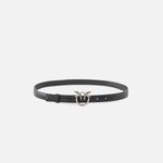 Cintura in pelle 100143A0F1 Z99O PINKO Nero/old silver 