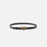 Cintura in pelle 100143A0F1 Z99Q PINKO Nero-antique gold 